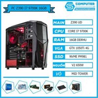 PC chơi Game Core I7 9700K / GTX 1050Ti 4GB