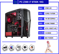 PC chơi Game Core I7 9700K / GTX 1050Ti 4GB