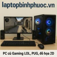 PC cũ gaming: Core I7 8700| Main H370| Ram 16G|  VGA 1060 6G| Màn 24 inh