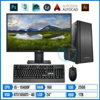 PC Designer TWS10400F – Core i5 10400F | 16G | GTX1050ti 4G | 250G SSD | 1TB HDD | 24″