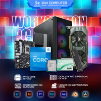 PC Đồ Họa Chuyên Nghiệp i5-14500 TRAY – GTX 1660 Super 6 GB OC, RAM 16 GB DDR4 & SSD NVMe 512 GB