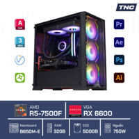 PC Đồ Họa Design 3D - Ryzen 5 7500F/ 32GB/ RX6600
