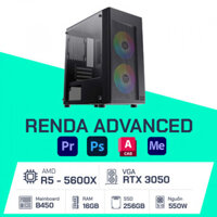 PC Đồ Họa - Renda Advanced - R5-5600X / B450 / 16GB RAM / 250GB SSD / RTX 3050 / 550W