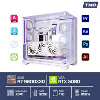 PC Đồ Họa Render 3D - Ryzen 7 9800X3D/ 32GB/ RTX 5080