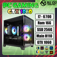 PC Gaming, Case Gaming, Cây Gaming chơi game i7 6700 / ram 16G / SSD 256G / GTX 1050 - Bảo hành 24T