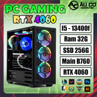 PC Gaming, Case Gaming, Cây Gaming chơi game i5 13400f / ram 32G / SSD 256G / RTX 4060