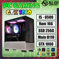 PC Gaming, Case Gaming, Cây Gaming chơi game i5 6500 / ram 16G / SSD 256G / GTX 1060 - Bảo hành 24T