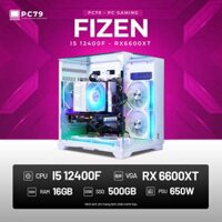 PC Gaming Cũ FIZEN I5-5208W I5-12400F | RX6600XT 8G | RAM 16GB White