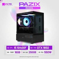 PC Gaming Cũ PAZIX I5-5001 – I5-10400F | GTX 1650 | RAM 16G