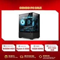 PC GAMING HPC: Ryzen 5 5500 tray / RAM 16GB DDR4 / GTX 1060 3GB