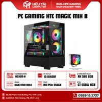 PC GAMING HTC MAGIC MIX B ( MAIN H510M, CPU i5-10400F - 2.50GHZ, VGA RX 580 8GB , SSD M2-PCIe 256GB, PSU 550W,RAM16GB)