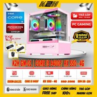 PC GAMING | K2H GM-01 B365/ CORE I5 9400F/ VGA RX 550 4G/ RAM 16G/ SSD 256G/ PSU 550W