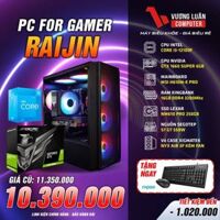 PC Gaming Raijin Intel Core i3-12100F TRAY| RAM 16G| SSD Lexar 250Gb| VGA GTX 1660s 6Gb