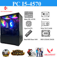 PC GAMING(H81/I5-4570/RAM 8GB/SSD256/VGA750 TI 4GB)