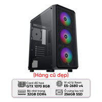 PC GIẢ LẬP XEON (E5-2680 V4/X99/32B RAM/256GB SSD/GTX 1070/650W) | Giá rẻ, trả góp 0%