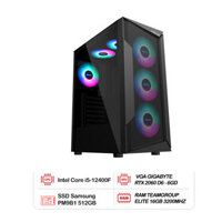 PC HACOM GAMING ALPHA 004 (I5 12400F/H610/16GB RAM/512GB SSD/RTX 2060) | Giá rẻ, trả góp 0%