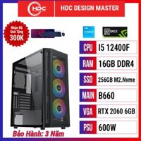 PC HDC DESIGN MASTER CPU Intel i5 12400F – RAM 16GB DDR4 – SSD 256Gb M2.Nvme – MAIN B660 – GTX 2060