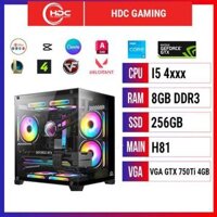 PC HDC GAME ESPORT CPU Intel i5 Thế Hệ 4 – RAM 8GB DDR3 – SSD 256GB – MAIN H81 - VGA GTX 750TI 4GB