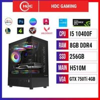 PC HDC GAMING CPU Intel i5 10400F – RAM 8GB DDR4 – SSD 256GB – MAIN H510 - VGA GTX 750Ti 4GB
