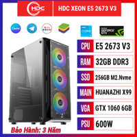 PC HDC XEON E5 2673 V3 CPU E5 2673 V3 – RAM 32GB DDR3 – SSD 256Gb M2.Nve – MAIN X99 HUANAZHI – GTX 1060 6GB