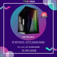 Pc Hotgear13 Intel I7 8700K / 16G / RTX 2080 Evga / Ssd 256GB Nvme