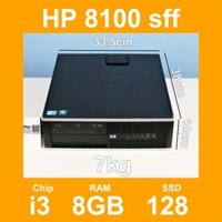 PC HP 8100 sff i3-540, 8GB, 128GB - Cái