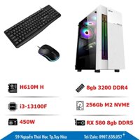 PC HVI3-13100F GAMING (I3-13100F/8Gb/256Gb/RX580-8Gb/450W)
