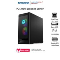 PC Lenovo Legion T5 26IAB7 (i5-12400/8GB RAM/512GB SSD/GTX1660 Super/WL+BT/K+M/Win 11) (90SV00J5VN)