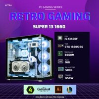 PC RETRO GAMING SUPER 13 1660 (I5 13400F/ Mainboard B660M/ GTX 1660S / 16GB RAM/ 500GB SSD/ 650W)