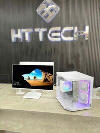 PC trắng gọn đẹp, full LED ARGB