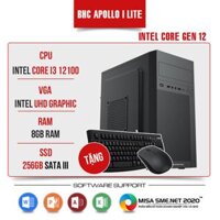 PC Văn Phòng BHC Apollo I Lite Gen 12th ( i3 12100 | 8GB DDR4 | 240GB )