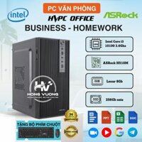 PC Văn Phòng Intel Core i3-10100 | Asrock H510M | RAM 8GB | SSD 256GB | Nguồn Xigmatek X350