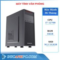 PC VĂN PHÒNG MỚI (Core I7 12700/ B760/ RAM 16Gb/ M2 512Gb