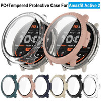 Pc + Vỏ bảo vệ cường lực cho Amazfit Active 2 Vỏ bảo vệ toàn diện Vỏ bảo vệ chống trầy xước Bảo vệ màn hình Phụ kiện khung cản trước