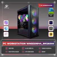 PC WORKSTATION WNSE599V4_99128305 | Dual E5 2699 V4 | RTX 3050 8GB | RAM 128GB | SSD512GB | PSU 850W