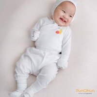 PC03006  Bộ dài cúc chéo Punchun Buddies chất liệu cotton thoáng mát cho bé