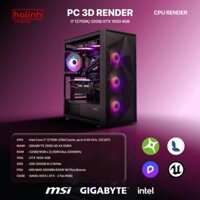 PC3D Render - I7 12700K/ 32GB/ GTX 1650 4GB