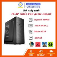 PCAP Gaming và Văn Phòng ( R5-5600G 6C12T | 16GB DDR4 DualChannel | 500GB SSD | VEGA7 | HDMI | DVI | PS2 )