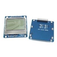 Pcb 84 * 48 84x84 lcd5110 Nokia 5110 Màn Hình LCD Mô Đun Màn Hình Màu Xanh Đèn Nền Adapter Cho Arduino