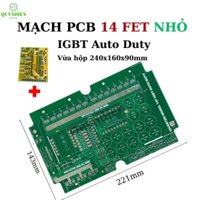 PCB bo mạch kích điện 14 fet nhỏ cách li băm IGBT + Dao động (sợi thủy tinh FR4)