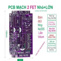 PCB bo mạch kích điện 2 fet nhỏ + LỚN băm db3 trộn 555