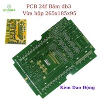 PCB bo mạch kích điện 24 fet Cách ly Băm db3 Nhịp CD4047 + NE555 Phíp FR4