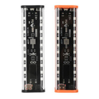 Pcbfun Trong Suốt 8 cell 18650 hộp pin Power bank vỏ DC điện áp có thể điều chỉnh
