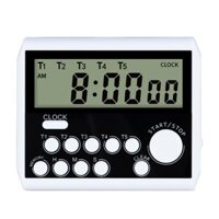 Pcf * 5 Hẹn giờ kênh độc lập LCD lớn Hẹn giờ kỹ thuật số từ tính 88mm cho nhà bếp