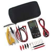 Pcf * AN8009 True-RMS Đồng hồ vạn năng kỹ thuật số phạm vi tự động NCV Ohmmeter Vôn Ampe kế Đen