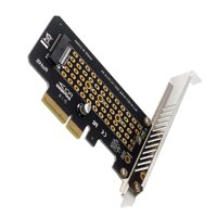 PCI-E Nvme Adapter M2 SATA PCI-E Card Support Mkey NVME SSD full height - half height