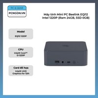 [PCNGON] Máy tính Mini PC Beelink EQi12 Intel 1220P (Ram 24GB, SSD 0GB)