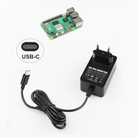 PD Usb-C 5.1V 5A 9V 3A 12V 2.25A 15V 1.8A 27W Bộ Đổi Nguồn Cho Raspberry Pi 5