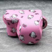 Pdd / / Girl Vỏ bảo vệ Camera dễ thương Túi đựng máy ảnh Vỏ da Vỏ máy ảnh Thích hợp cho Sony A6000A6300 Canon M6WH250305