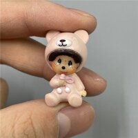 Pdd / / Hàng số lượng lớn chính hãng Monchhichi Monchhichi Epoxy dễ thương diy Phụ kiện thủ công Trang trí máy tính để bàn Hàng có sẵn WH250304